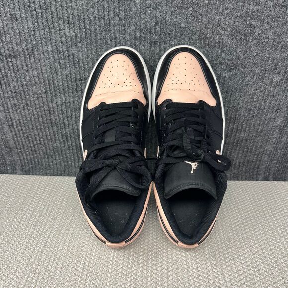 Nike Air Jordan 1 Low Crimson Tint Black Pink Mens Size 9 553558-034